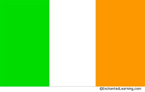 Ireland's Flag - EnchantedLearning.com