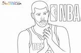 NBA Coloring Pages sketch template