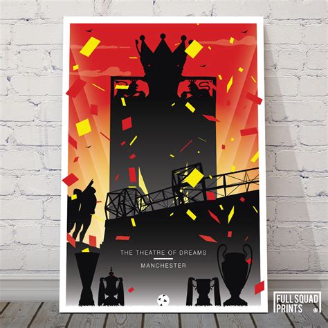 Manchester United Poster - The Theatre Of Dreams - SAVE 20% TODAY!