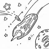 Meteor Shower Coloring Page 67214 53177 sketch template