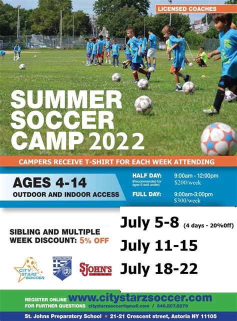 EPSC Summer Camp Registration Opens for Summer 2022 — Eleftheria Pancyprian Soccer Club