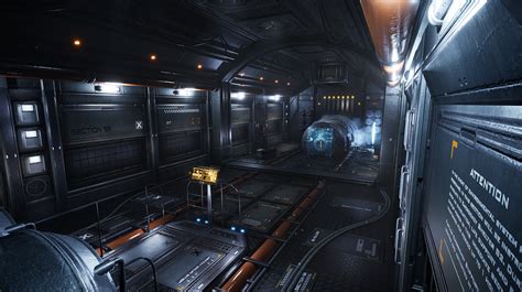 ArtStation - Sci Fi Generator Corner Room