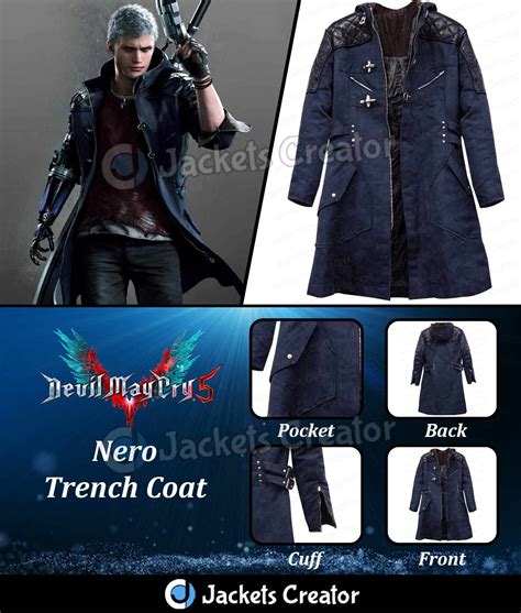 Devil May Cry 5 Nero Coat with Hoodie - Jackets Creator