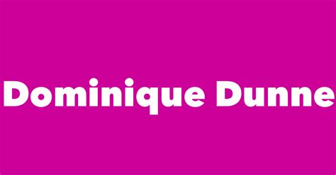 Dominique Dunne - Spouse, Children, Birthday & More