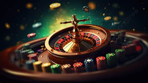 Realistic 3d Roulette Wheel And Slot Machine Coupon With Free Spins And Flying Coins At Online ...