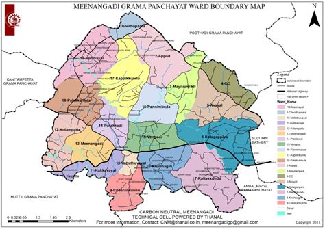 Meenangadi Grama Panchayat Map - Thanal