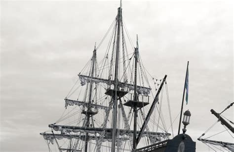 Old pirate ship photo stock image. Image of detail, navy - 134393223