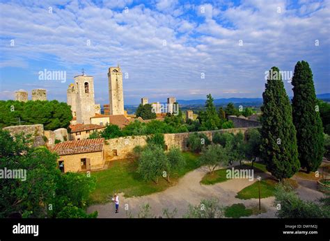 Towers, San Gimignano Stock Photo - Alamy