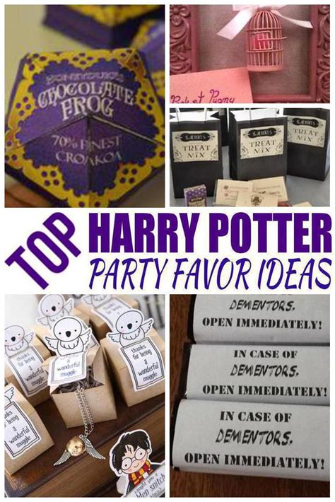 Harry Potter Party Favor Ideas - Kid Bam | Harry potter party favors, Harry potter baby shower ...