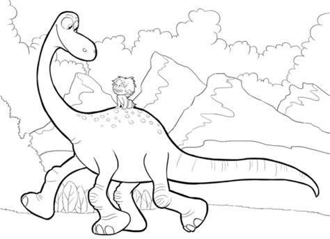 Spot Riding Arlo coloring page | Free Printable Coloring Pages