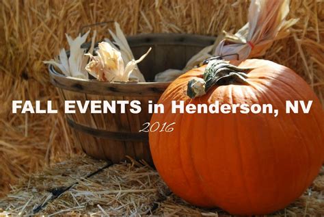 Fall Events in Henderson - The Sales Team Henderson Real Estate