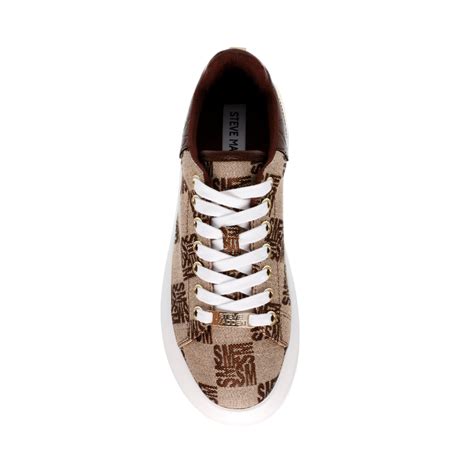 GLIDER Brown Low Top Sneakers | Women's Designer Sneakers – Steve Madden Canada