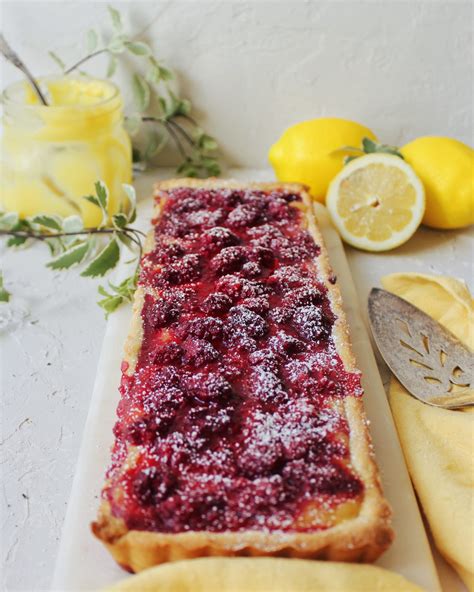 Tayberry Lemon Tart - Anchored Baking