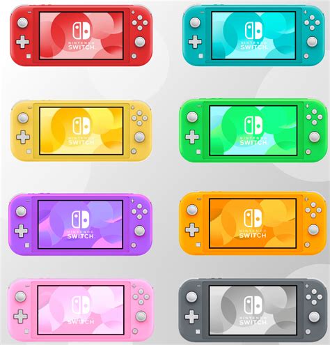 I put together some Switch Lite Concepts into one image. What color would you get? : casualnintendo