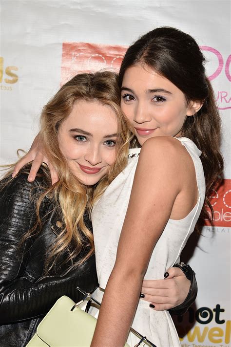 'Girl Meets World' stars Sabrina Carpenter and Rowan Blanchard Riley ...