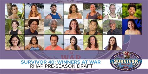 Survivor 40 Preseason Draft – RobHasAwebsite.com