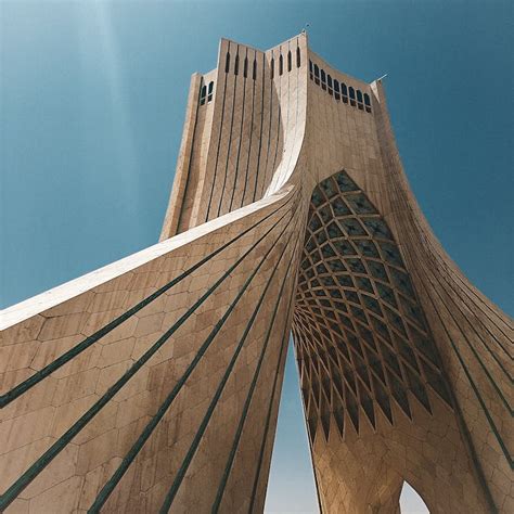 Low Angle Shot of Azadi Tower · Free Stock Photo