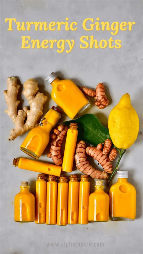 Ginger Turmeric Immune-Boosting Energy Shots (Juicer Recipe)