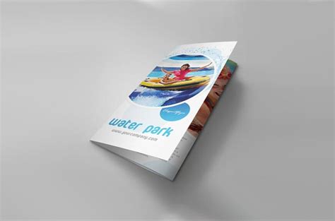 Set of Tri-fold Brochure Mockups - Mockup World