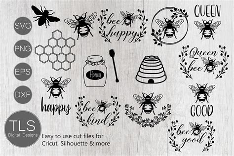 Bee SVG Bundle, Bumble bee SVG, Bees SVG, Bee SVG (608453) | Cut Files | Design Bundles