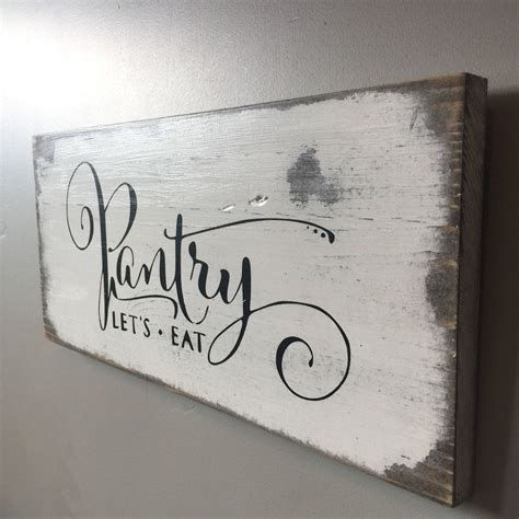 Pantry Sign Kitchen Decor Rustic Wood Sign Farmhouse Sign - Etsy