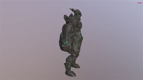 Earth Golem Elemental free VR / AR / low-poly 3D model animated rigged | CGTrader