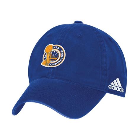 Golden State Warriors adidas 2017 NBA Finals Champions Unstructured Adjustable Hat - Royal ...