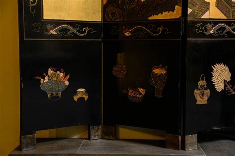 Exceptional Japanese Style Screen at 1stDibs