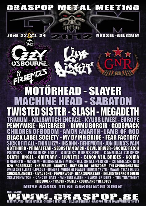 Graspop Metal Meeting 2012 - 22/06/2012 (3 days) - Dessel ...