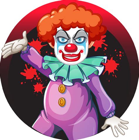 Cartoon clown with red nose 8191117 Vector Art at Vecteezy