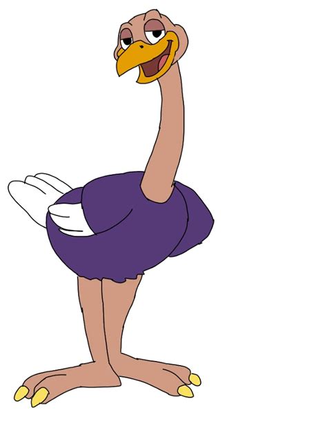 Ozzie Ostrich (PNG) by quillanlockard on DeviantArt