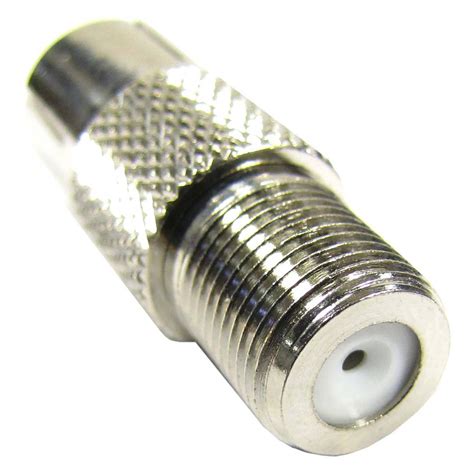 F connector female to female antenna coaxial connector - Cablematic