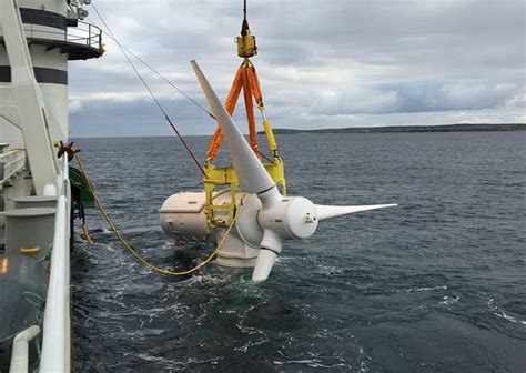 Turning the tide: Scotland's first tidal power generator