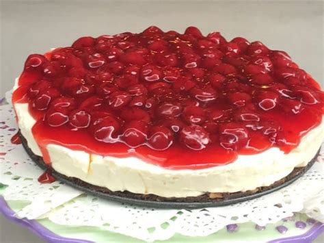 No-bake cherry cheesecake with biscotti crust | Lifestyle.INQ