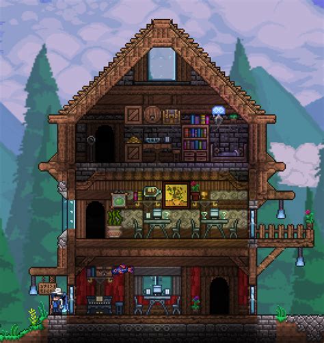 An ( old ) attempt at a coffee shop / bar. - Terraria | Construções famosas, Terraria, Ideias de ...