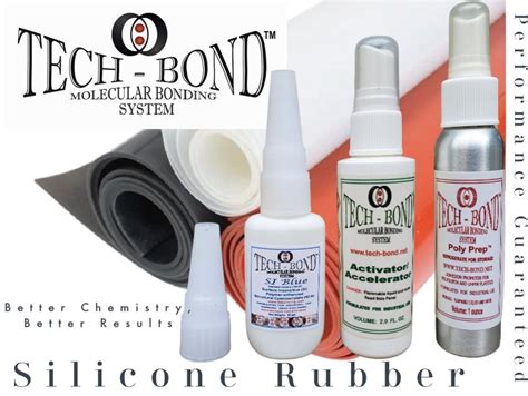 Don't glue Silicone rubber, BOND Silicone rubber | Tech-Bond Solutions