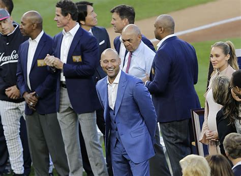 Derek Jeter’s Jersey Retirement Ceremony At Yankees Stadium — Pics ...