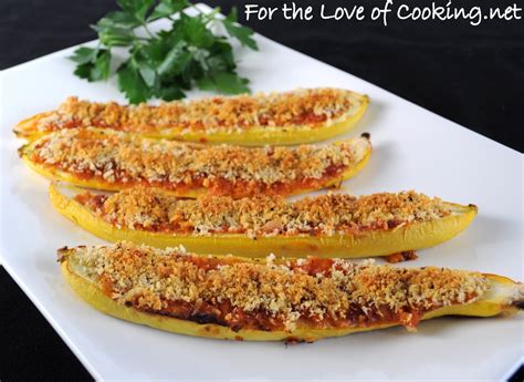 Stuffed Yellow Squash | For the Love of Cooking