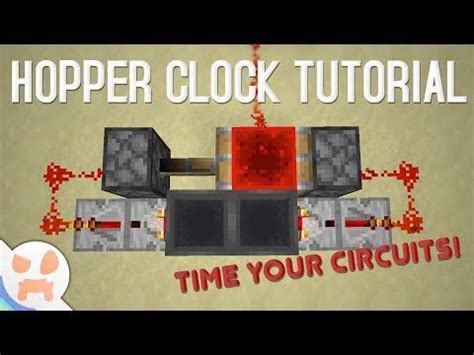 (209) Easy HOPPER CLOCK TUTORIAL! | How To Build A Hopper Clock - YouTube | Clock, Tutorial, Hopper