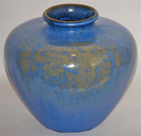 Fulper Pottery Blue Crystalline Vase (Shape 658) from Just Art Pottery Vase Crafts, Diy Vase ...