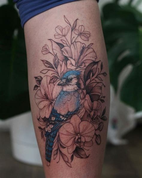 21+ Blue Jay Bird Tattoo | StephenAurthur