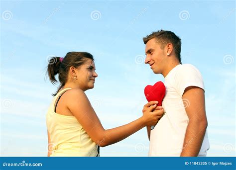 Couple showing love stock image. Image of caucasian, youth - 11842335