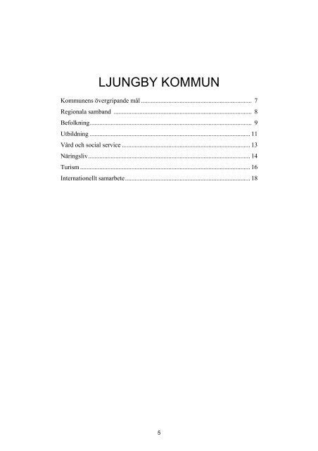 LJUNGBY KOMMUN