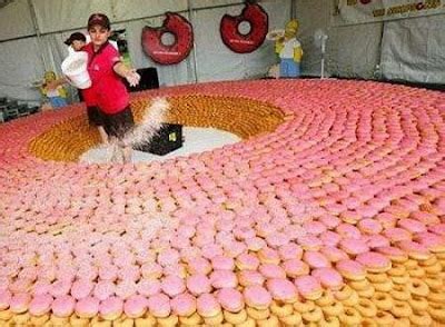 Giant Donut Made of Donuts - Amazing Pictures, Excitement, Sexy & Cool ...