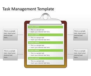 Free Task Management PowerPoint Template - Free PowerPoint Templates ...