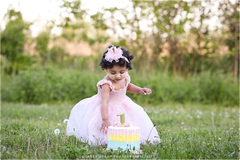 Outdoor Cake Smash Session | NJ Family Photographer | First Birthday Photos | Tanya Buran ...