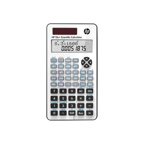 HP 10s+ - Scientific calculator - 10 digits + 2 exponents - solar panel ...