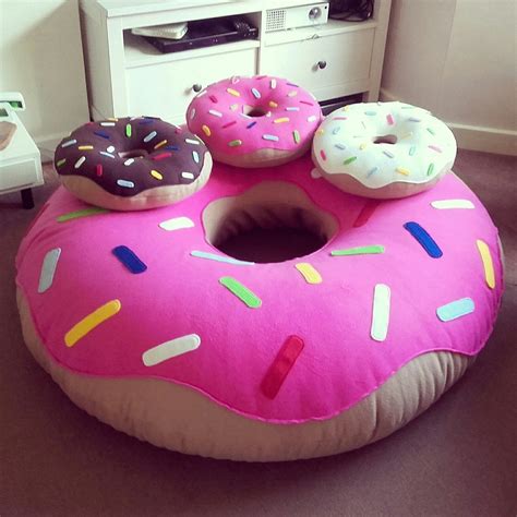 Chunky Delicious Soft Plush Donut Cushion/pillow Simpsons | Etsy in 2020 | Food pillows, Cute ...