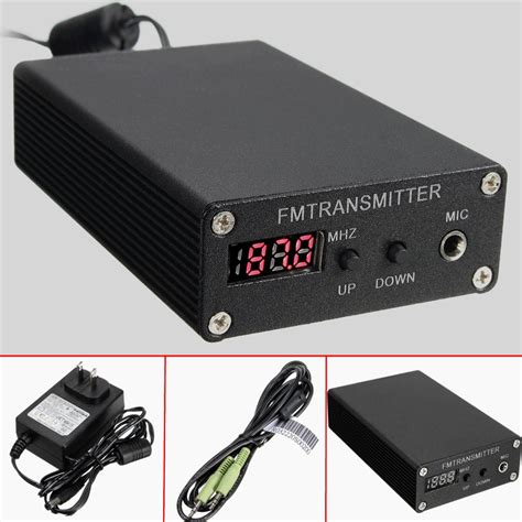 5W Stereo Digital FM Transmitter FM Radio Transmitter Mini FM Radio Station | Alexnld.com