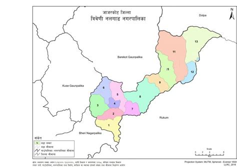 Map of Tribeninalgaad Municipality, Jajarkot, Nepal – Nepal Archives